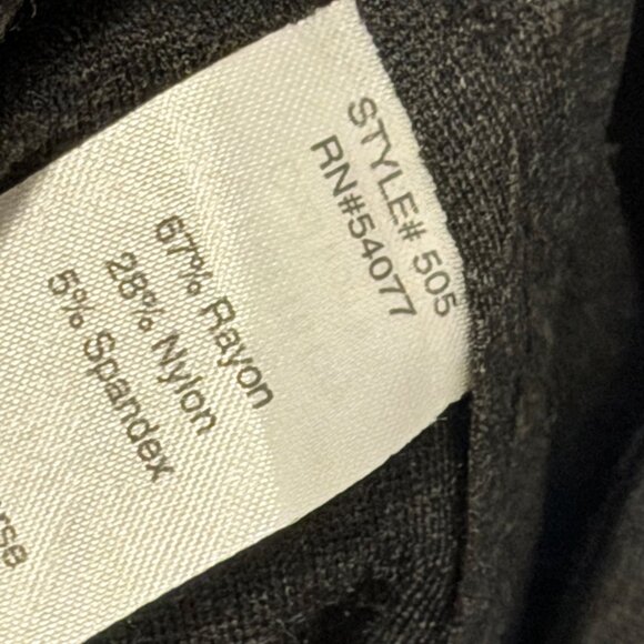 Cabi Womens Pencil Skirt Size 4 Charcoal Gray Rayon Blend skirt - Picture 10 of 12